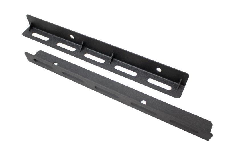Jeep Rubicon Unlimited Tub Rail Tie Downs - Fishbone Offroad - Powdercoat Steel - Black - `18-`27
